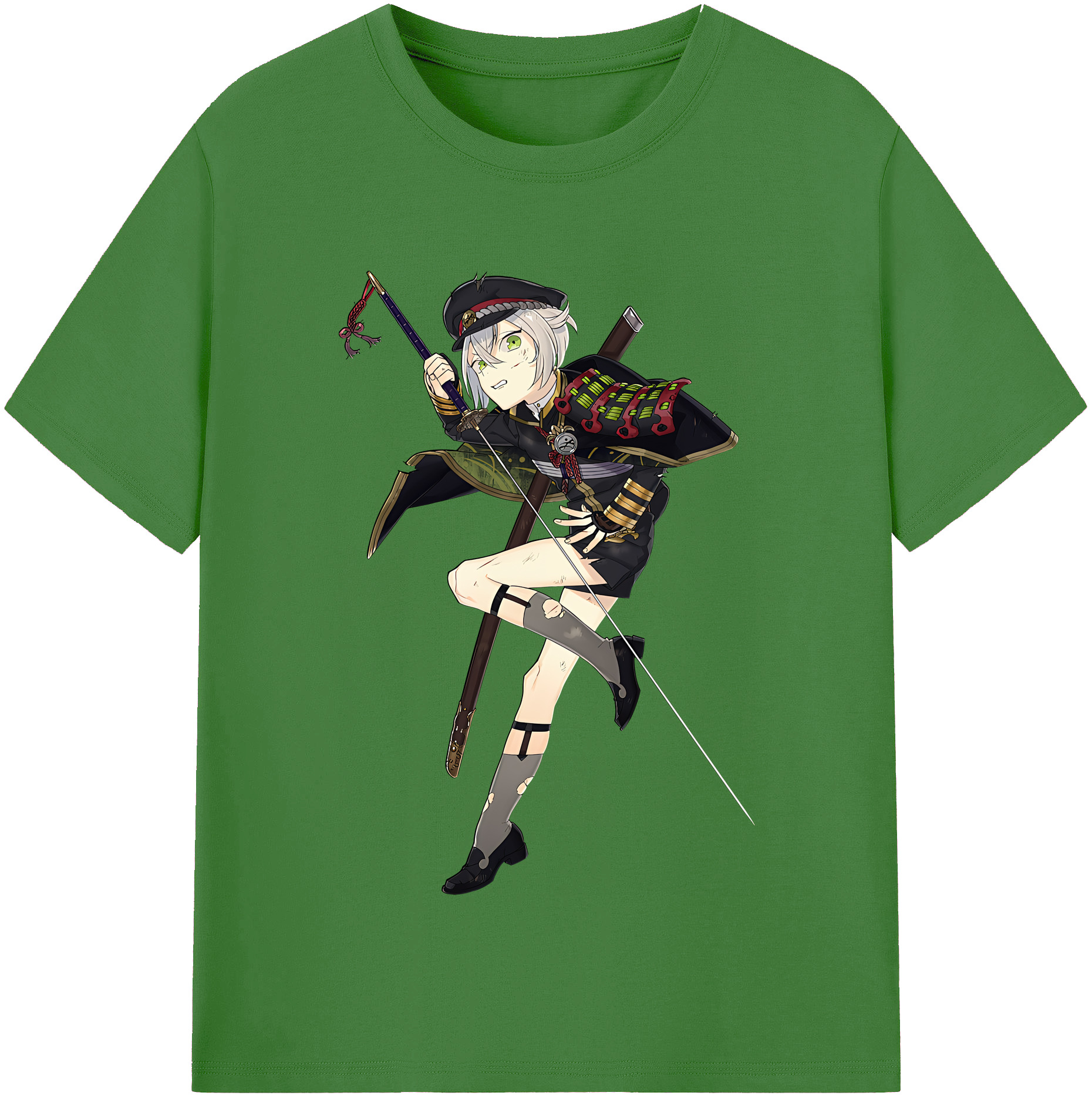 （画像用） 刀剣乱舞 Touken Ranbu レディースカジュアルプリントTシャツ（綿100％）